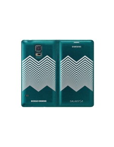 Kiwiku.com: Samsung Kirkwood - Cubierta billetera flip para Samsung Galaxy S5, verde/plata - Electrónica 2