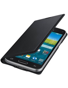Kiwiku.com: Samsung O8EFFG800BBEG - Funda tipo flip para Samsung Galaxy S5 Mini, negro - Electrónica