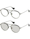 Gafas de Sol Hombre Moncler Photochromic Shiny Gunmetal