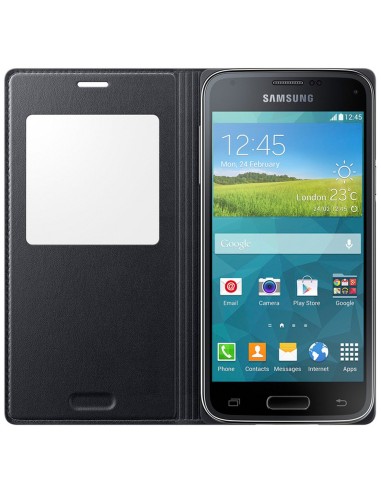 Samsung EF-CG800 - Carcasa S-View con ventana de visión para Galaxy S5 Mini: Kiwiku.com: Electrónica