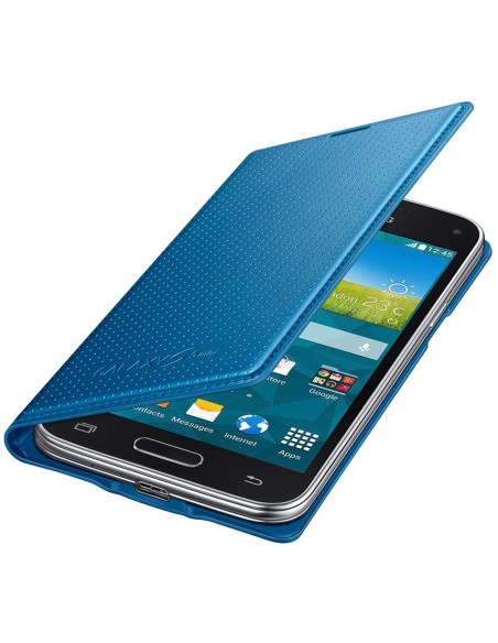 Samsung O8EFFG800BEEG - Funda tipo flip para Samsung Galaxy S5 Mini, azul electric - Electrónica - Kiwiku.com