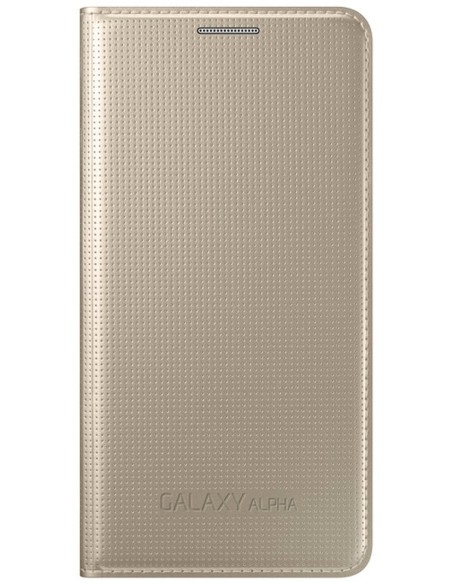 Samsung EF-FG850BFEGWW - Cubierta del tirón para Samsung Galaxy Alpha G850F, dorado - Electrónica - Kiwiku.com