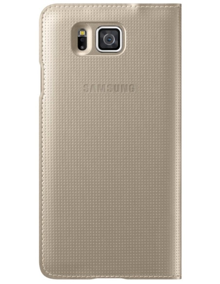 Samsung EF-FG850BFEGWW - Cubierta del tirón para Samsung Galaxy Alpha G850F, dorado - Electrónica - Kiwiku.com