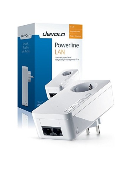 Devolo dLAN 550 duo+ - Adaptador para red PLC: Devolo: Kiwiku.com: Informática