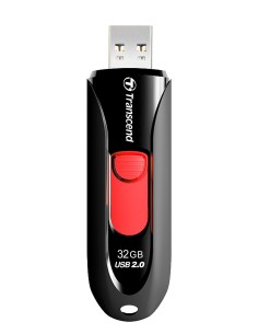 Transcend JetFlash 590 32GB - Memoria USB (32 GB, USB 2.0, Slide, Negro, CE, FCC, BSMI, 6.36 cm): Kiwiku.com: Informática