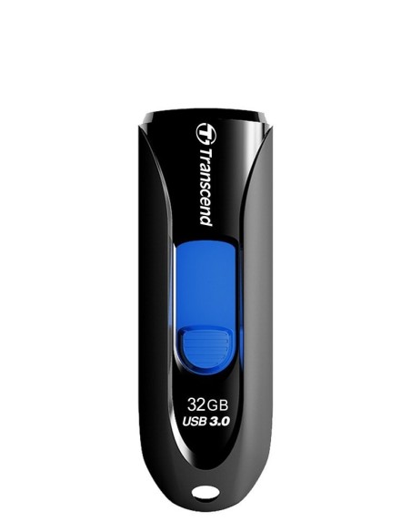 Transcend JetFlash 790 - Memoria USB de 32 GB (USB 3.0, deslizante, 90 MB/s), negro: Kiwiku.com: Informática