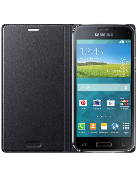 Samsung EF-FG800 - Funda flip para Galaxy S5 Mini, negro - Electrónica - Kiwiku.com