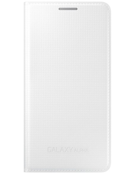 Kiwiku.com: Samsung O8EFFG850BWEG - Funda flip para Samsung Galaxy Alpha, blanco - Electrónica
