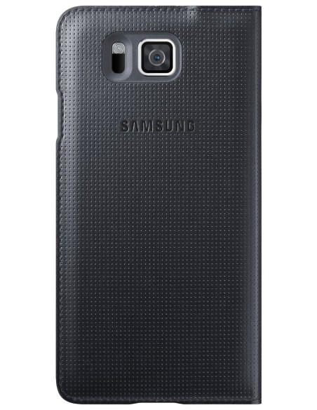 Samsung S View Cover - Funda para Samsung Galaxy Alpha, negro: Kiwiku.com: Electrónica