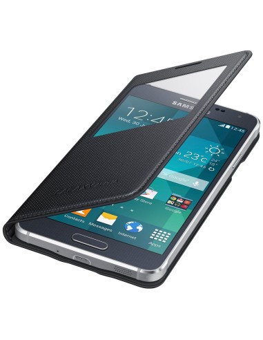 Samsung S View Cover - Funda para Samsung Galaxy Alpha, negro: Kiwiku.com: Electrónica