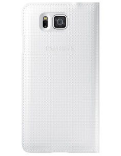 Kiwiku.com: Samsung S View Cover - Funda para Samsung Galaxy Alpha, blanco - Electrónica 2