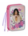 Violetta flowers - plumier doble pequeño 34 piezas