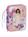 Violetta flowers - plumier doble grande 56 piezas