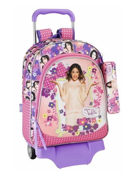 Violetta - Mochila grande con ruedas (Safta 611429160): Kiwiku.com: Juguetes y juegos