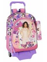 Violetta flowers - mochila grande con ruedas
