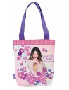 Violetta flowers - bolso shopping