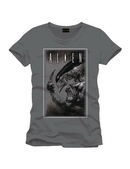 CAMISETA ALIEN ILUSTRACION M: Kiwiku.com: Ropa y accesorios