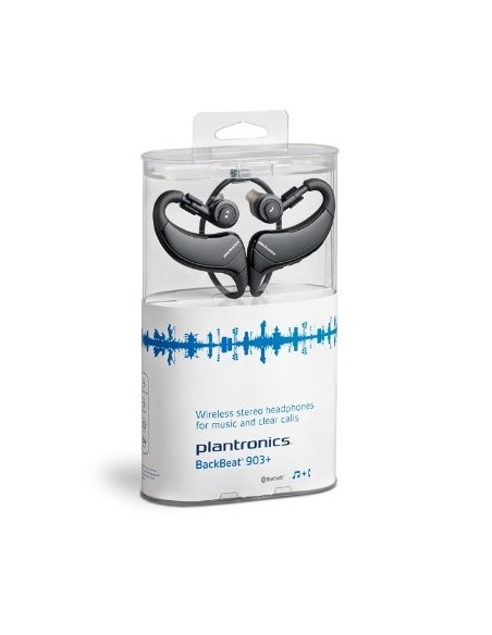 Plantronics 83800-05 - Auriculares de contorno de cuello Bluetooth, negro/gris: Kiwiku.com: Electrónica