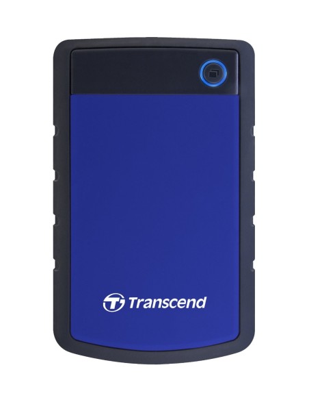 Transcend StoreJet 25H3B - Disco duro externo de 1 TB (USB 3.0, 2.5, ultra resistente, cable de 2.5 m) azul: TRANSCEND: Kiwiku.