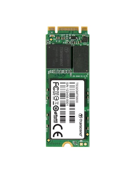 Transcend MTS600 M.2 SSD - Disco duro sólido SSD de 32 GB para ultrabooks y tabletas, verde: Kiwiku.com: Informática