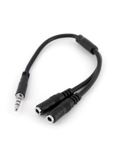 StarTech.com Adaptador Divisor de Auriculares de 3,5mm de 4 Pines a 2x de 3,5mm de 3 Pines: Kiwiku.com: Electrónica