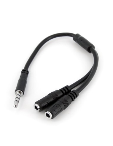 Startech Adaptador Divisor de Auriculares Mini-Jack 3,5mm 3 pines