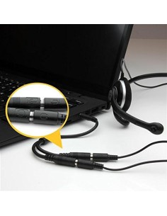 StarTech.com Adaptador Divisor de Auriculares de 3,5mm de 4 Pines a 2x de 3,5mm de 3 Pines: Kiwiku.com: Electrónica 2