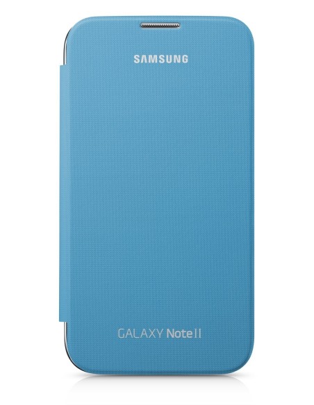Samsung EFC-1J9FBEGSTD - Funda para Samsung Galaxy Note 2/N7100, color azul: Kiwiku.com: Electrónica