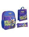 Cerda Mochila Escolar Mediana Portamerienda Sonic Prime Color Azul