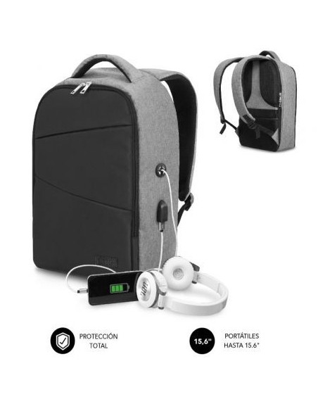 mochila_subblim_secure_v2_ap_para_portátiles_hasta_15.6_/_puerto_usb/_antirrobo/_gris_8436586742133_oferta