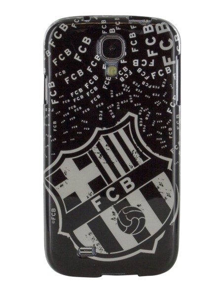 FC Barcelona BRCT003 - Funda TPU con logo retro para Samsung Galaxy S4 i9500, negro: Kiwiku.com: Electrónica