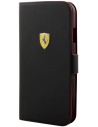 Funda booklet rubber negra samsung galaxy s4 i9500 ferrari