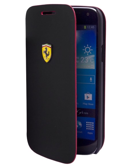 Ferrari Booklet - Funda para Samsung Galaxy S4 Mini i9190, negro - Electrónica - Kiwiku.com