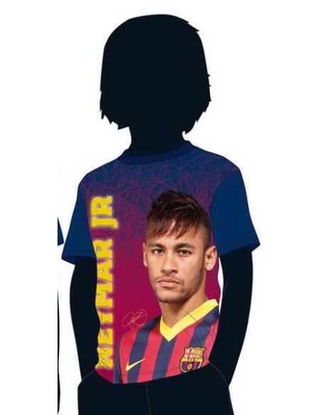 Camiseta Polyester Neymar Jr. Azul Marino / Granate 6 años (116 cm): Kiwiku.com: Ropa y accesorios