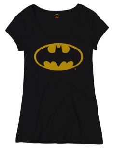 Camiseta chica batman logo...