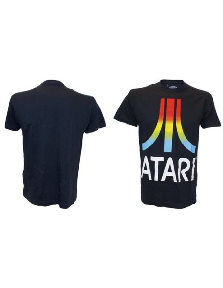Atari T-Shirt Gradient Logo: Kiwiku.com: Videojuegos