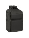 Mochila 44cm Con 2 Bolsillos Compartimento para Portatil 15 6 y Conector Usb de Safta Business Grey