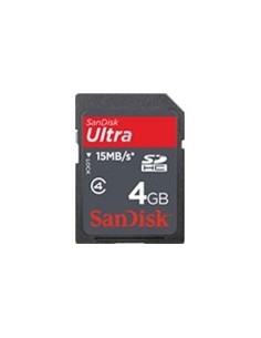 SanDisk Ultra 15MB/s SDHC Card 4GB - Retail Pack: Sandisk: Kiwiku.com: Informática