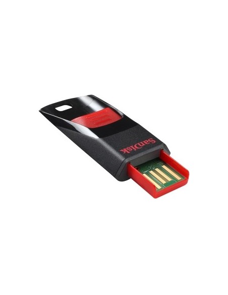 SanDisk SDCZ51-032G-B35 32 GB Cruzer Edge USB 2.0 Flash Drive - Red/Black: SanDisk: Kiwiku.com: Informática