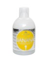 Kallos Champú Fortificante Banana Con Complejo Multivitamínico 1000ml para Cabello Seco y Débil