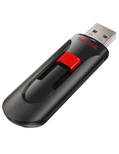 Sandisk 32GB Cruzer Glide - Memoria USB (32 GB, USB 2.0, Slide, Negro, Rojo, -25 - 85 °C, -40 - 85 °C): Kiwiku.com: Informática
