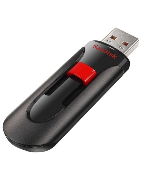 Sandisk 32GB Cruzer Glide - Memoria USB (32 GB, USB 2.0, Slide, Negro, Rojo, -25 - 85 °C, -40 - 85 °C): Kiwiku.com: Informática