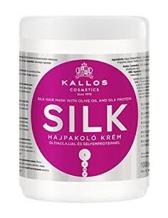 Mascarilla KALLOS Silk Con Aceite De Oliva Y Proteína De Seda 1000ml - Kiwiku
