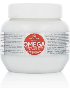 Mascarilla KALLOS Cosmetics Kjmn Omega Rich Reparadora para Cabello Dañado 275ml - Kiwiku