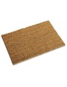 Bigbuy Home Felpudo Hojas Fibra de Coco 40 X 2 X 60 Cm