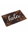Bigbuy Home Felpudo Versa Hola Fibra de Coco 40 X 2 X 60 Cm Verde