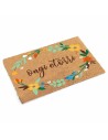 Felpudo Ongi Etorri Versa Flores Fibra de Coco 40 X 2 X 60 Cm