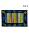 Felpudo Edm Multicolor Fibra 60 X 40 Cm A Rayas Colores Surtidos