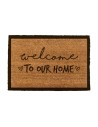 Felpudo Modelo Welcome To Our Home Edm Marrón Fibra 40 X 60 Cm