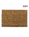 Felpudo Modelo Hojas Edm Fibra 60 X 40 Cm